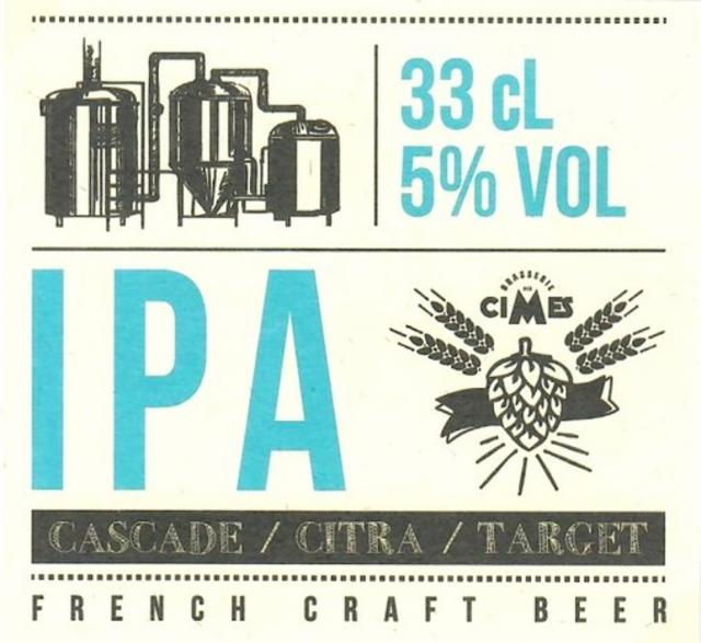 IPA Cascade / Citra / Target 5.0%, Brasserie Des Cimes, France