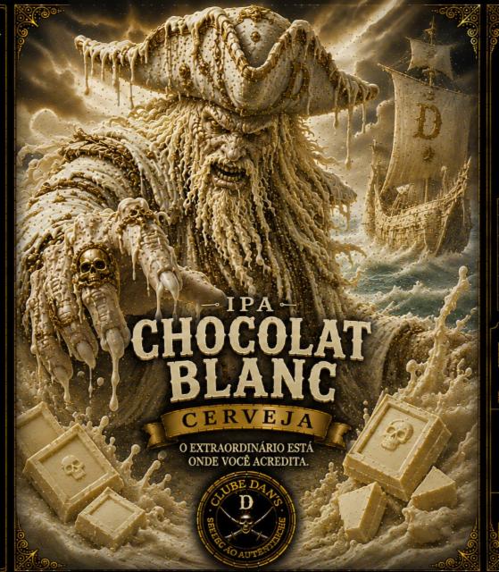 Ipa chocolat blanc 6.0%, Dan's Brewing Co, Brazil