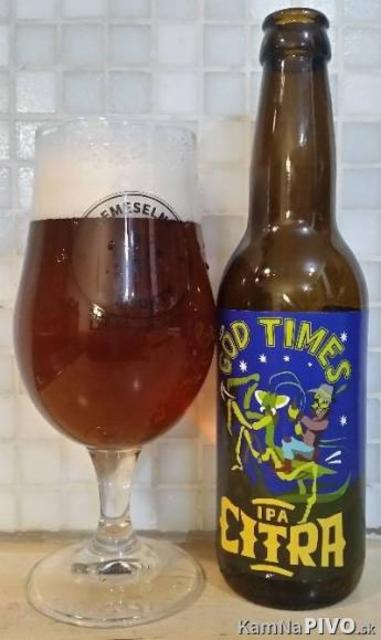 IPA Citra 6.0%, God Times Brewery (GTB), Slovakia