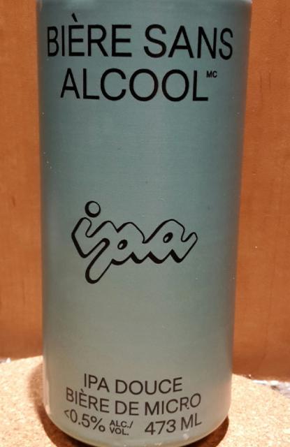 IPA Douce 0.0%, Bière Sans Alcool (BSA), Canada