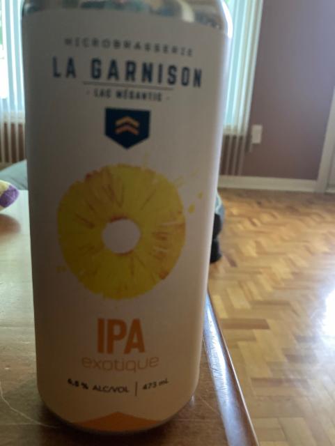 Ipa exotique 6.5%, Microbrasserie La Garnison, Canada