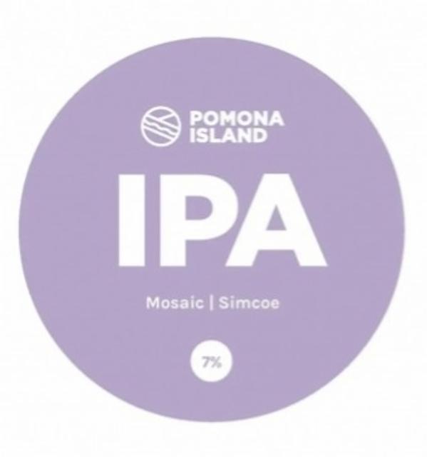 IPA Mosaic / Simcoe 7.0%, Pomona Island Brew Co, England