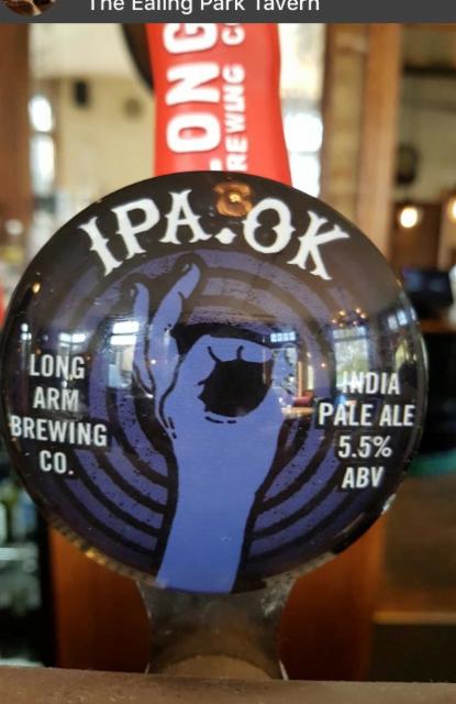 IPA OK 5.5%, Long Arm Brewing, England