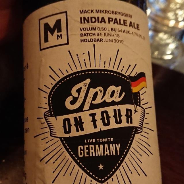 Ipa on Tour Germany 4.7%, Macks Ølbryggeri, Norway