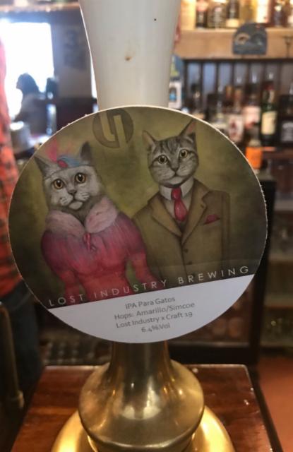 IPA Para Gatos - Amarillo/Simcoe 6.4%, Lost Industry Brewing, England