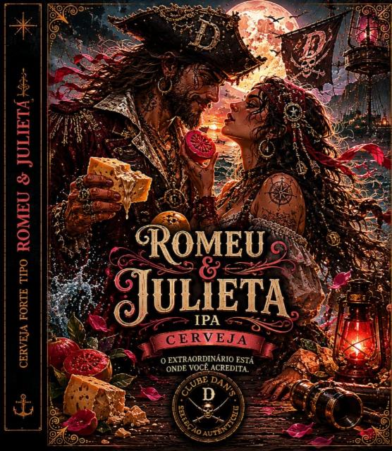 IPA Romeu e Julieta 6.0%, Dan's Brewing Co, Brazil