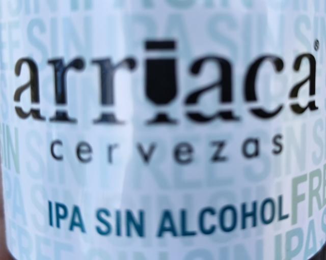 Ipa sin alcohol 0.5%, Cervezas Arriaca, Spain