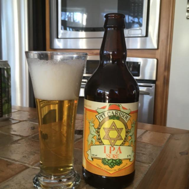 IPA Sure 5.0%, Microbrasserie Pit Caribou, Canada