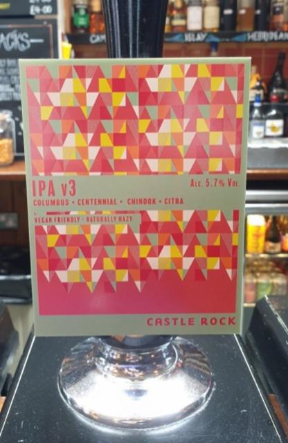 IPA v3 5.7%, Castle Rock Brewery, England