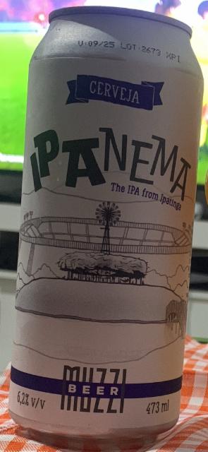 IPAnema - The IPA from Ipatinga 6.2%, Muzzi Beer, Brazil