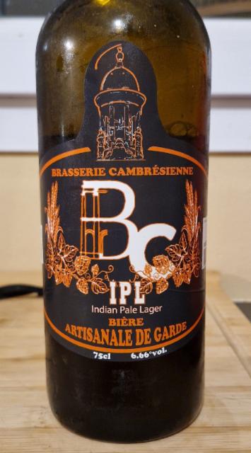 IPL -Indian Pale Lager 6.6%, Bière De Cambrai - Brasserie Malterie Cambrésienne, France