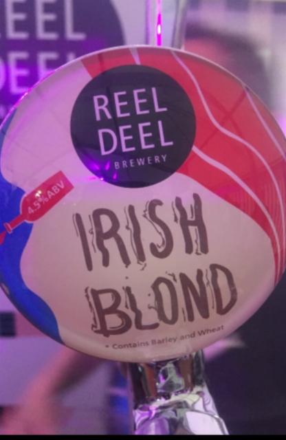 Irish Blond 4.5%, Reel Deel Brewery, Ireland