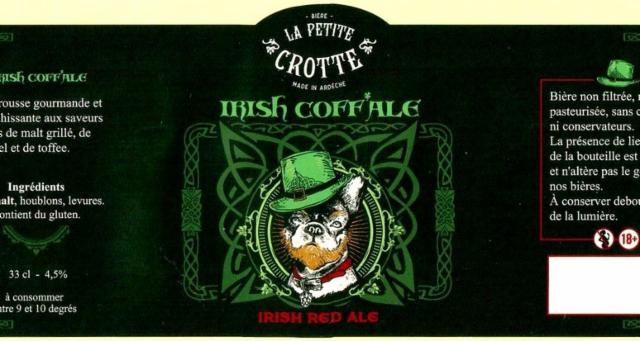 Irish Coff'Ale 4.5%, Brasserie La Petite Crotte, France