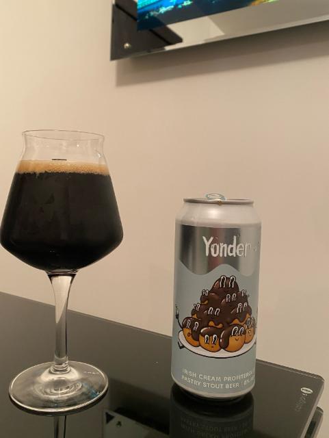 Irish Cream Profiteroles, Yonder Brewing