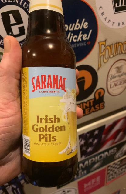 Irish Golden Pils 5.1%, Saranac Brewery, United States