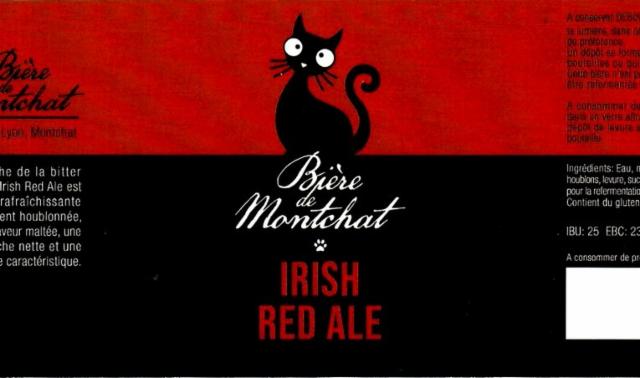 Irish Red Ale 4.5%, Bière De Montchat, France