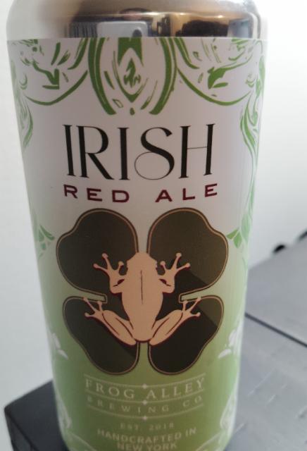 IRISH RED ALE 4.4%, Frog Alley, United States