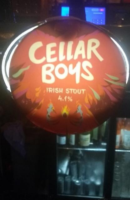 Irish Stout 4.1%, Cellar Boys Brewery, England