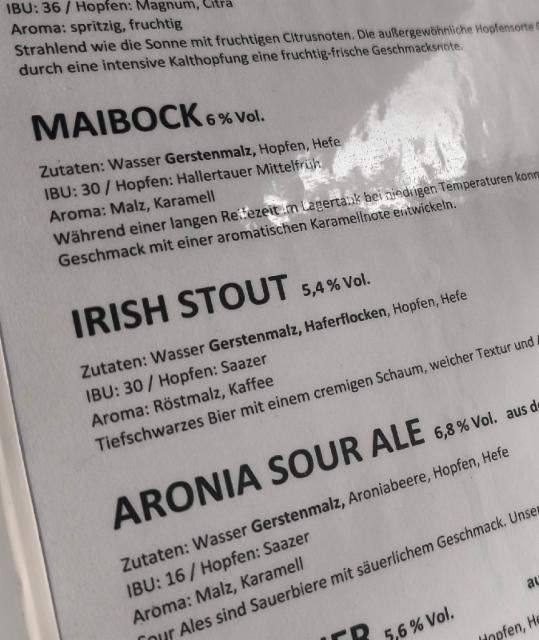 Irish Stout 5.4%, Brexx Brauerei, Germany