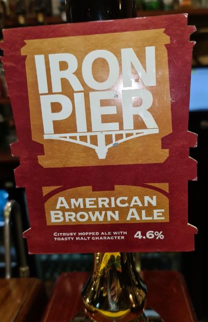 Iron Pier American Brown Ale 4.6%, IRON PIER BEER, England