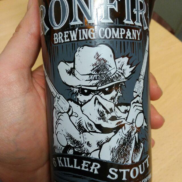 Ironfire 6 Killer Stout 6.0%, Ironfire Brewing Company, United States