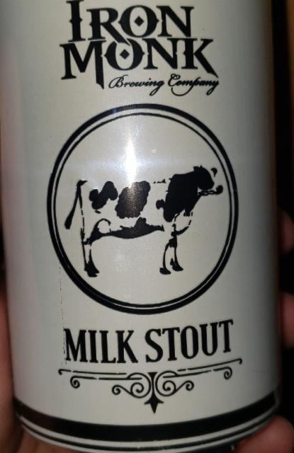 ironmonk milk stout 6.0%, Iron Monk Brewing Company, United States