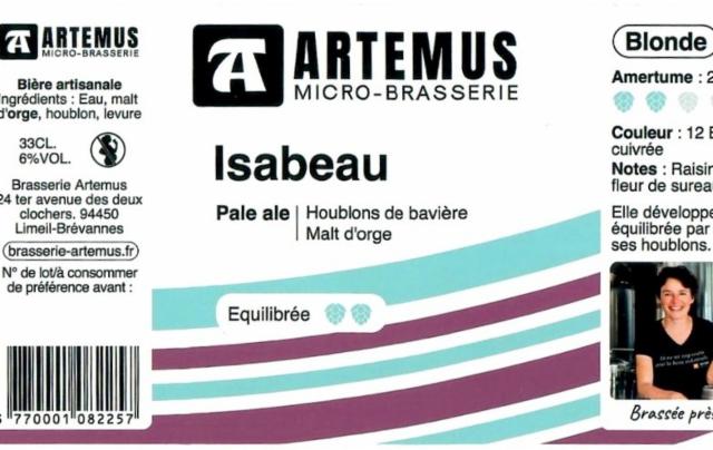 Isabeau 6.0%, Brasserie Artemus, France
