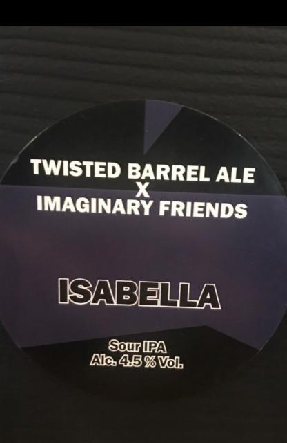 Isabella 4.5%, Twisted Barrel Ale Limited, England