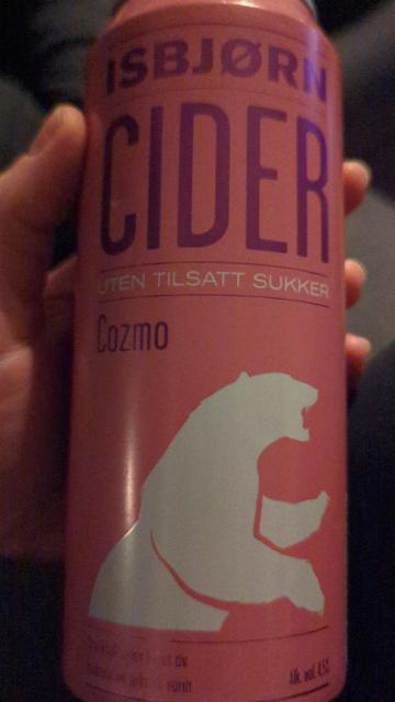 isbjørn cider cozmo 4.5%, Macks Ølbryggeri, Norway