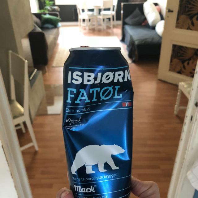 Isbjørn Fatøl 4.5%, Macks Ølbryggeri, Norway