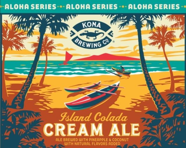 Island Colada Cream Ale 6.0%, Kona Brewing Company, United States