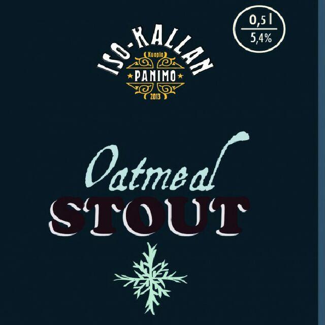 Oatmeal Stout 5.4%, Iso-Kallan Panimo, Finland