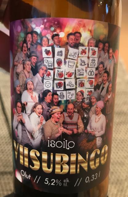 Viisubingo Pils 5.2%, Tornion Panimo, Finland