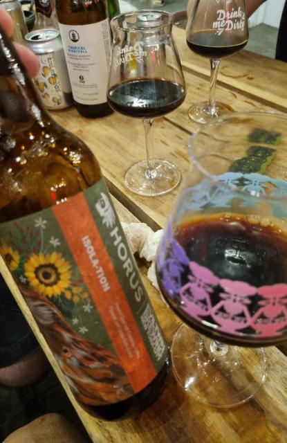 isola-tion 12.2%, Horus Aged Ales, United States