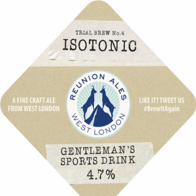 Isotonic Gentleman's Sports Drink 4.7%, Reunion Ales, England