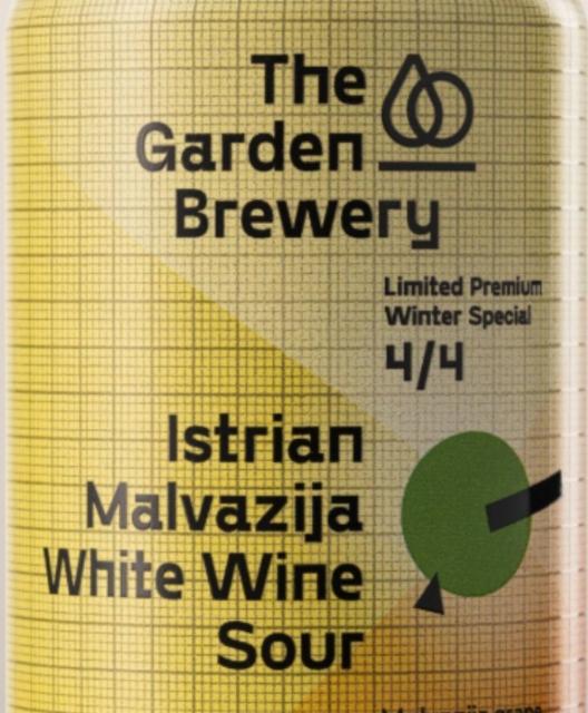 Istrian Malvazija White Wine Sour - Limited premium winter special 5.5%, The Garden Brewery, Croatia