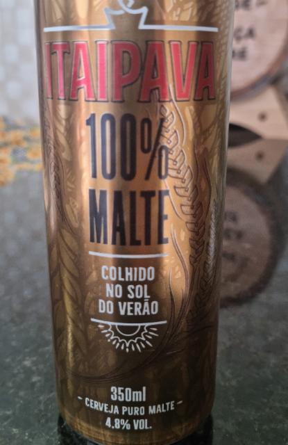 Itaipava 100% malte 4.8%, Cervejaria Petrópolis, Brazil