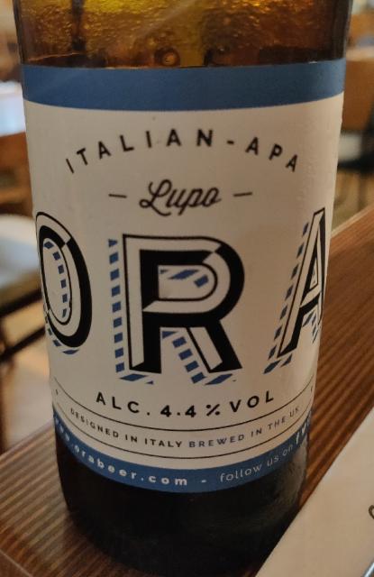ORA 4.4%, Ora Brewing Company, Italy