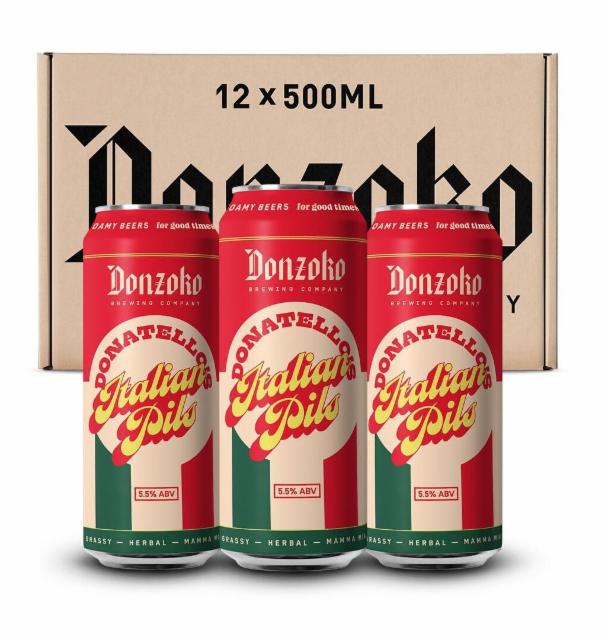 italian pils 5.5%, Donzoko Brewing, Scotland