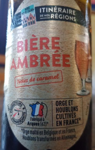 Itinéraire De Nos Régions Ambrée 7.0%, Brasserie Goudale (De Gayant), France