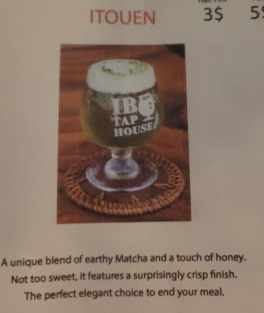 Itouen 5.0%, IB Taphouse, Cambodia