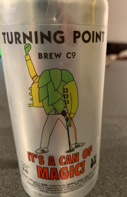 It's a can of magic 5.5%, Turning Point Brew Co., England