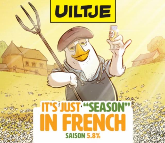 It's Just "Season" In French 5.8%, Uiltje Brewing Co, Netherlands