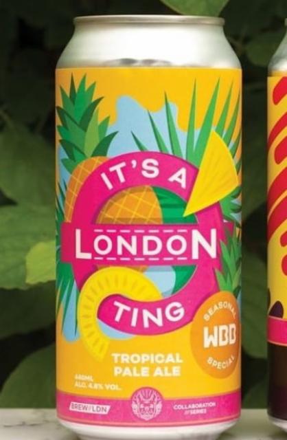 It's a London Ting 5.0%, Renegade Brewery, England