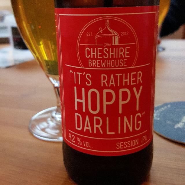It's Rather Hoppy Darling 4.2%, The Cheshire Brewhouse, England