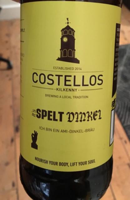 It's Spelt Dinkel 4.1%, Costellos, Ireland