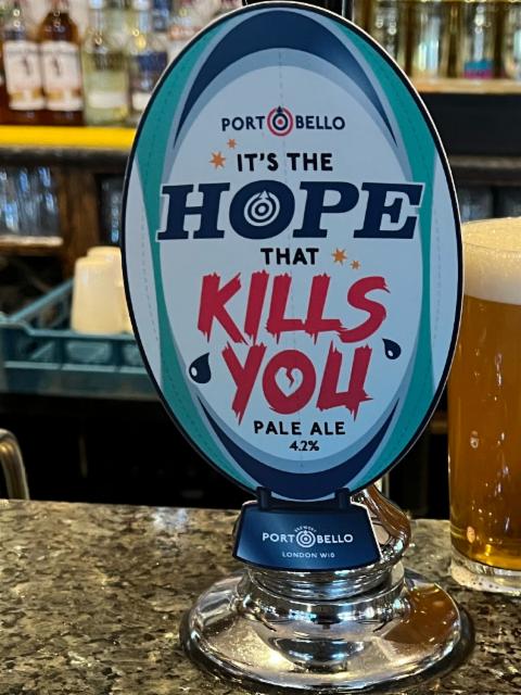 It's The Hope That Kills You 4.2%, Portobello Brewing, England