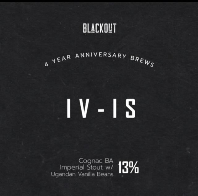 IV-IS 13.0%, Blackout Brewing, Romania