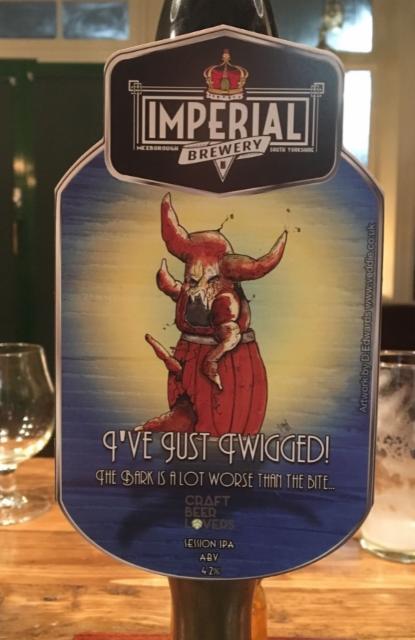 I've Just Twigged! 4.2%, Imperial Brewery, England