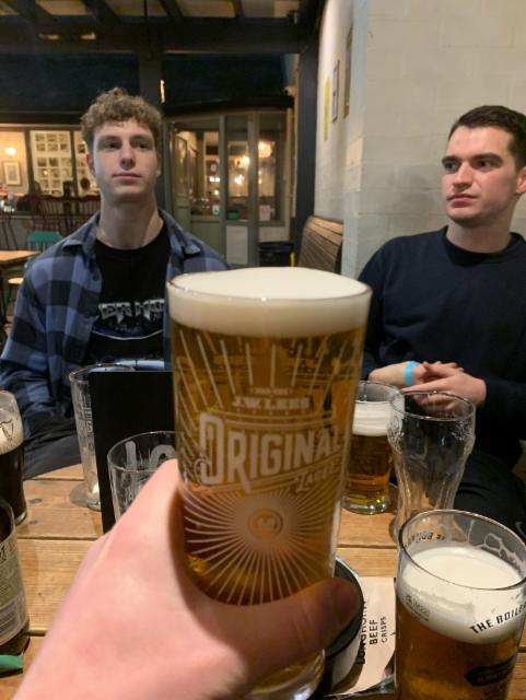 J.W. LEES Original Lager, J.W. Lees Brewery